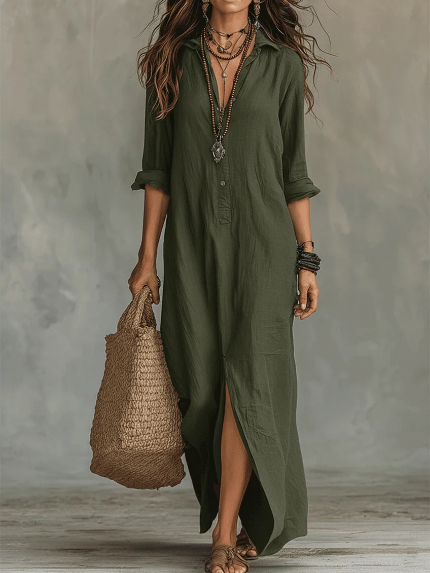 solina-loose-linen-maxi-shirt-dress-7