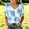 Catalina | Relaxed V-neck dolman sleeve blouse 1