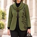 Carol | Botanical pattern jacket top 1