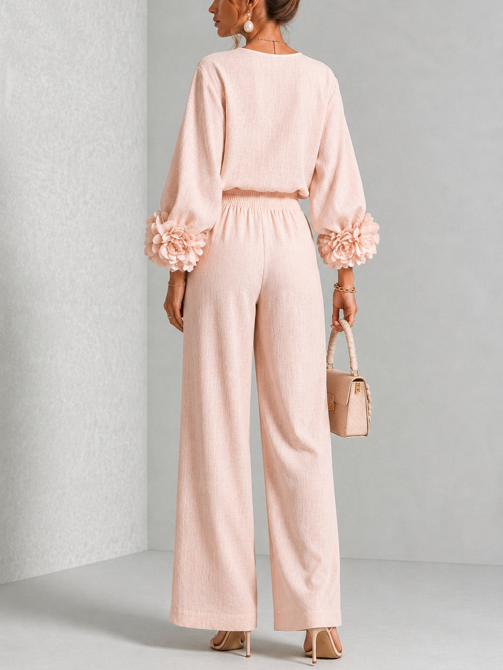 Carys | Floral cuff two-piece set 8