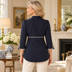 Gemma | Navy military button tunic 3