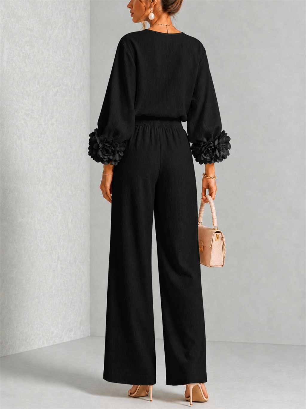 Carys | Floral cuff two-piece set 14