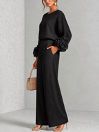 Carys | Floral cuff two-piece set 15