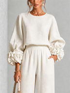 Carys | Floral cuff two-piece set 13