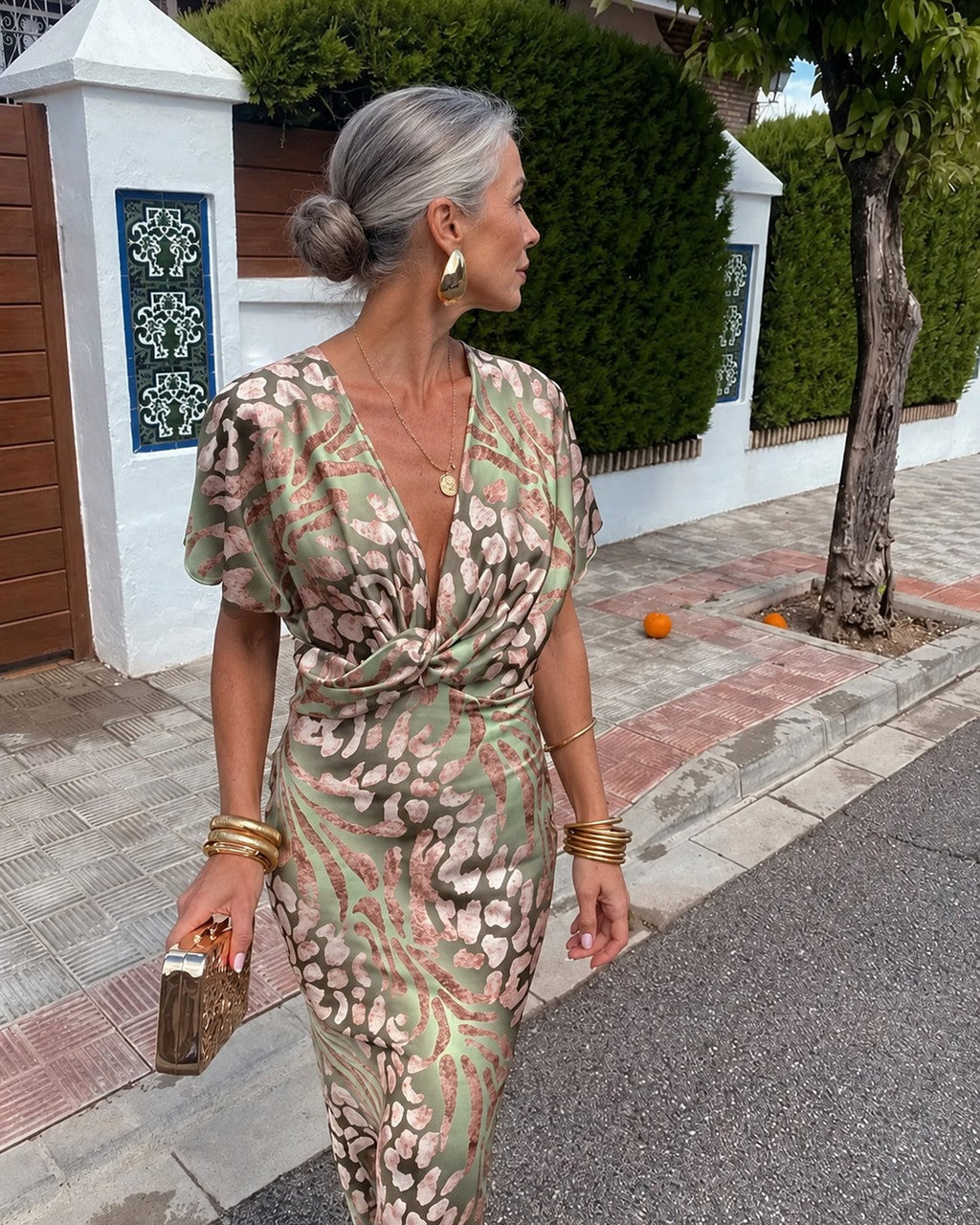 clara-copper-leaf-print-satin-midi-dress-4