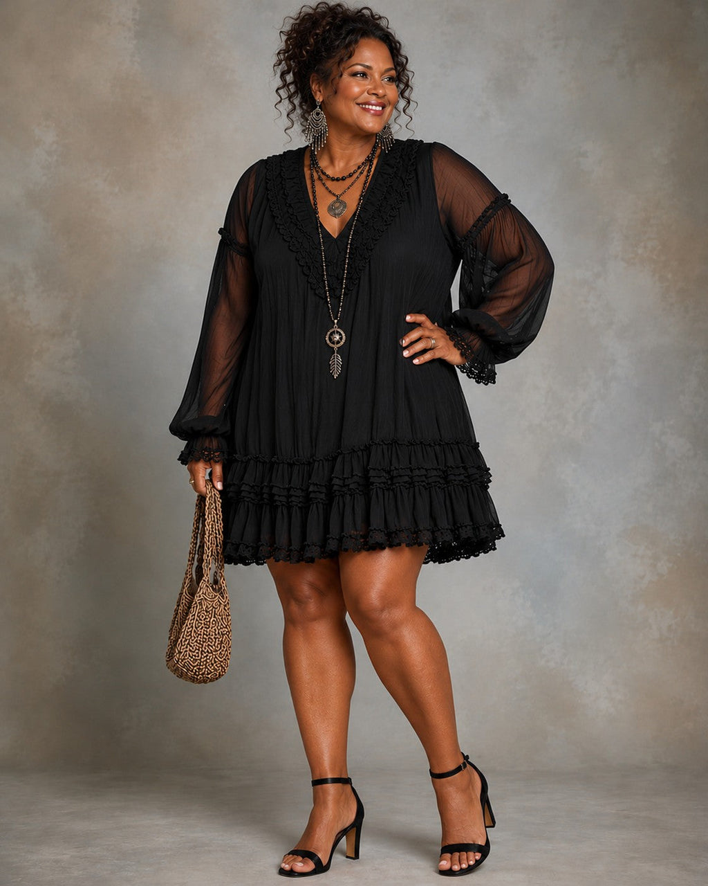 oriella-ruffled-chiffon-mini-dress-5